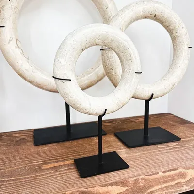 Decorative objects - Lumi black ring - S - DESIGN TRIP