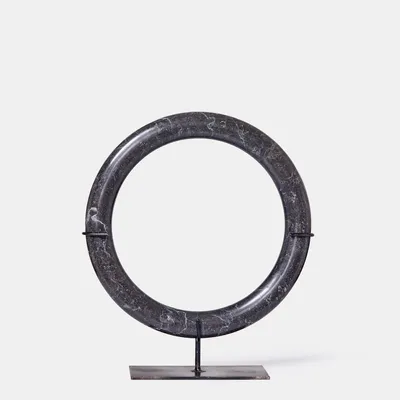 Decorative objects - Lumi black rings - M - DESIGN TRIP