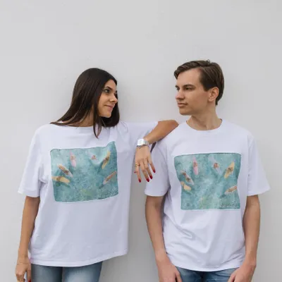 Prêt-à-porter - T-shirt Art Window « Waiting for Waves » - MARALETTO