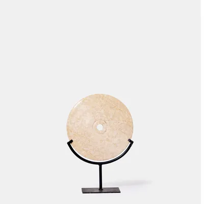 Decorative objects - Hari white discs - M - DESIGN TRIP