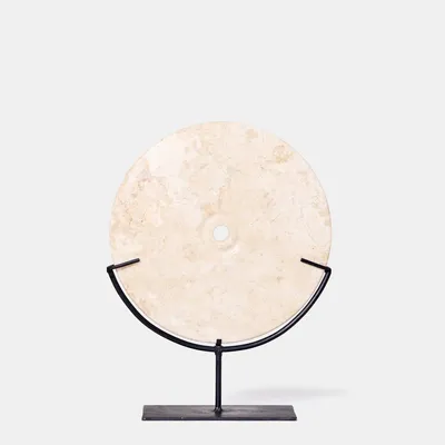 Decorative objects - Hari white discs - L - DESIGN TRIP