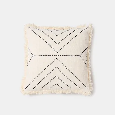 Fabric cushions - Black lines cushion - DESIGN TRIP