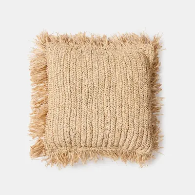 Fabric cushions - Raffia cushion - DESIGN TRIP