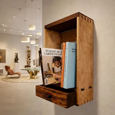 Bookshelves - Collectibe Dovetailed Bookcase - JOURNEY - GIUSEPPE DEEPAK BENTI