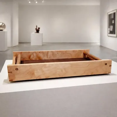 Storage boxes - Collectibe Handmade Tray - MOCHA - GIUSEPPE DEEPAK BENTI