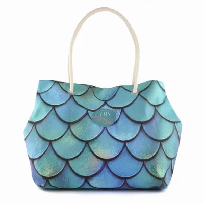 Bags and totes - Green Scale Medium Beach Bag - BEACH VIBES