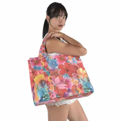 Bags and totes - Flowers tote bag - BEACH VIBES