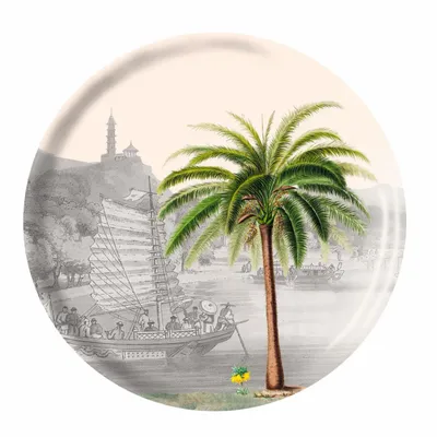Plateaux - Plateau rond Fleuve Amour - PARADISIO IMAGINARIUM