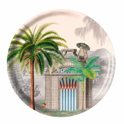 Trays - Botanica Round Tray - PARADISIO IMAGINARIUM
