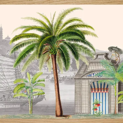 Poster - Panoramic Botanica Illustration - PARADISIO IMAGINARIUM
