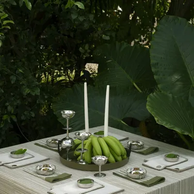 Nappes - NO-MAD Table Cloth Collection in Natural Fabric Blends - NO-MAD