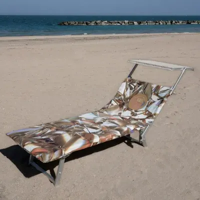 Accessoires de voyage - Serviette de plage No-Wind Crystal Gold - BEACH VIBES
