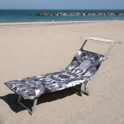 Travel accessories - No-Wind Crystal Silver Beach Towel - BEACH VIBES