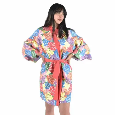 Travel accessories - Pink kimono - BEACH VIBES