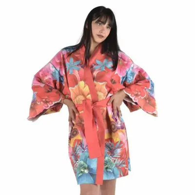 Travel accessories - Kimono Flowers - BEACH VIBES