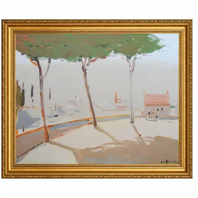 Prêt-à-porter - Chemise Art Window « Terrasse à Tolède » - MARALETTO
