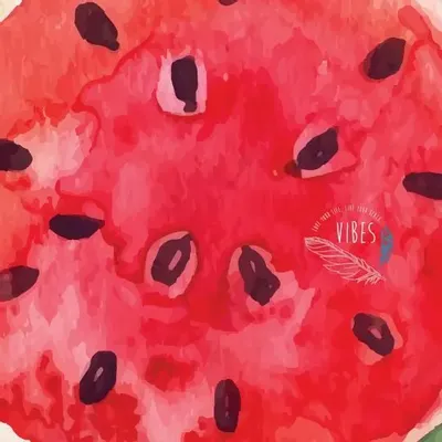 Accessoires de voyage - Serviette de plage ronde Watermelon - BEACH VIBES