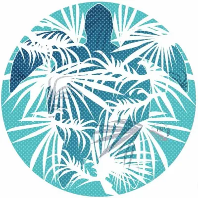 Travel accessories - Turtle Round Beach Towel - BEACH VIBES