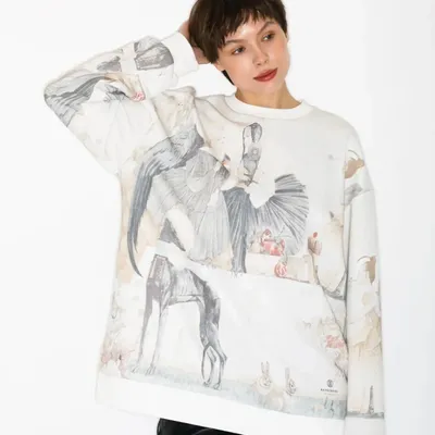 Apparel - All-Over Print Sweatshirt “Parks” - MARALETTO