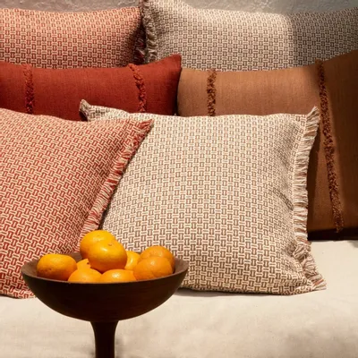 Coussins textile - NO-MAD Bunai Cushion Cover in Stuctured  Woven Cotton - NO-MAD