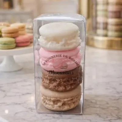 Baignoires - Savons glycérinés MACARONS - SAVONNERIE DE BORMES