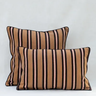 Fabric cushions - NO-MAD Pratha Cushion Covers and Lumbar Cushions in Woven Cotton - NO-MAD