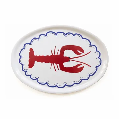 Plateaux - Lobster Oval Serving Tray - 31x22cm - BLU KAT