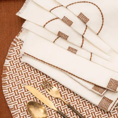 Serviettes - NO-MAD Table Napkins in Natural Fabrics - NO-MAD