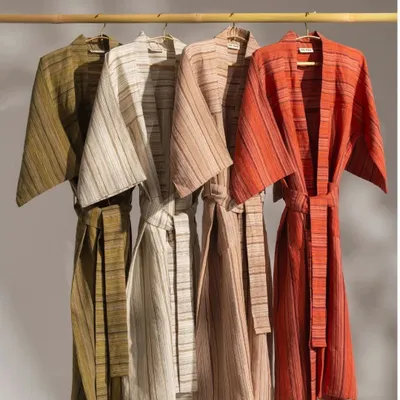 Peignoirs - NO-MAD Loungewear Linen Robes - NO-MAD