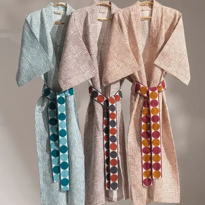 Peignoirs - NO-MAD Loungewear Linen Robes - NO-MAD