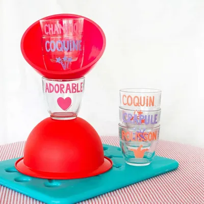 Verres - VERRE DURALEX - PIED DE POULE