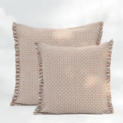 Coussins textile - NO-MAD Bunai Cushion Cover in Stuctured  Woven Cotton - NO-MAD