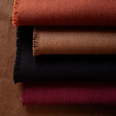 Tissus d'ameublement - NO-MAD Prakrit Furnishing Fabric in Cotton Jute - NO-MAD