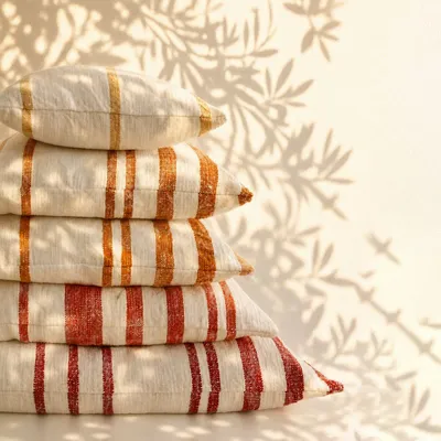 Coussins textile - Housse de coussin rayée Jax - ML FABRICS