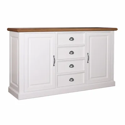 Sideboards - Bahut Chic Oak 2 portes 4 tiroirs - XO INTERIORS