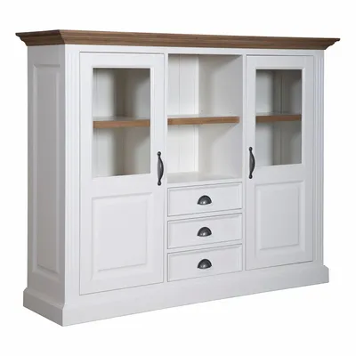 Boîtes de rangement  - Cabinet Chic Oak 2 portes 3 tiroirs - XO INTERIORS