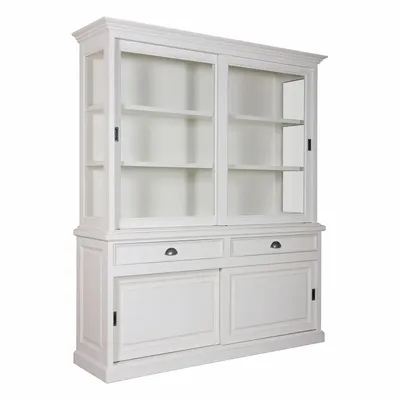 Storage boxes - Vitrine Eyeglass 2x2 doors 2 drawers - XO INTERIORS