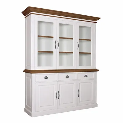 Sideboards - Vitrine Chic Oak 2x3 portes 3 tiroirs - XO INTERIORS