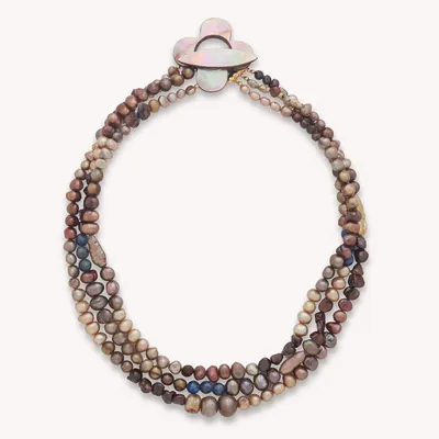 Bijoux - Collier plastron 3 rangs - Montmartre - NATURE BIJOUX
