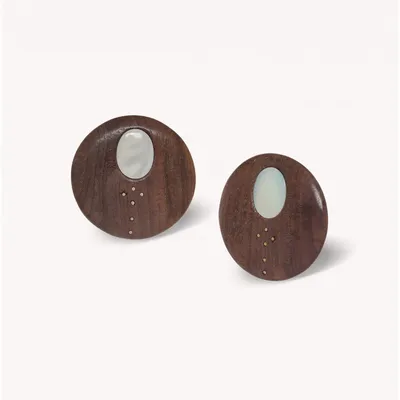 Jewelry - 5cm round clip earrings - Oman - NATURE BIJOUX