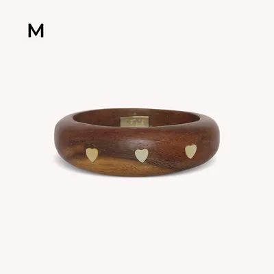 Bijoux - Bracelet rigide 3 coeurs M - Wild Heart - NATURE BIJOUX