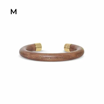 Jewelry - Medium rigid bracelet with 2 shell cab - Oman - NATURE BIJOUX
