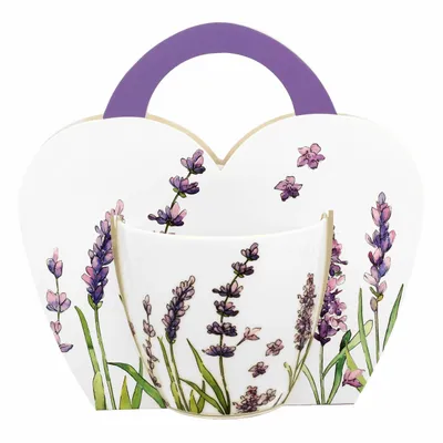 Accessoires thé et café - mug avec panier papier classic lavender - KARENA INTERNATIONAL
