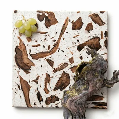 Indoor floor coverings - Vine wood terrazzo - LES PRINCES SARMENTS