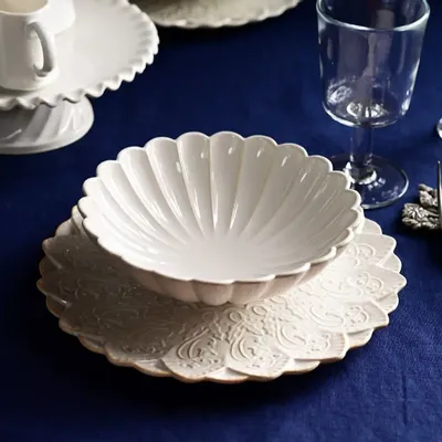 Platter and bowls - Blossom bowl - MARUMITSU POTERIE
