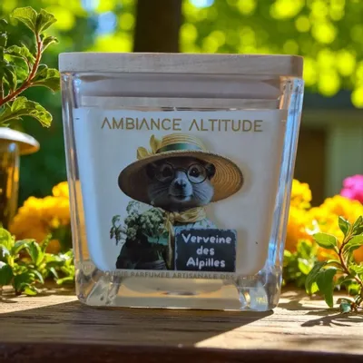 Gifts - VERVEINE DES ALPILLES Scented Natural Candle - AMBIANCE ALTITUDE