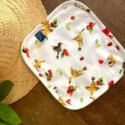 Kids accessories - Washcloth - Birds and Guava Trees - POP ET SES FRÈRES
