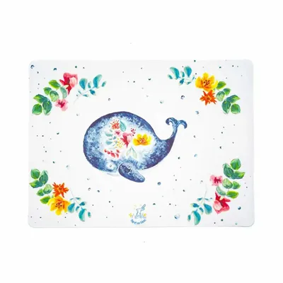 Repas pour enfant - Set de Table - La Baleine et les Fleurs - POP ET SES FRÈRES