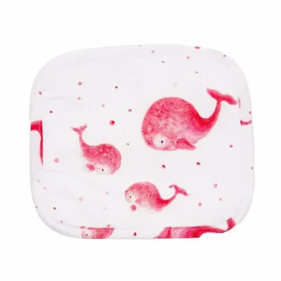 Kids accessories - Washcloth - The Pink Whales - POP ET SES FRÈRES