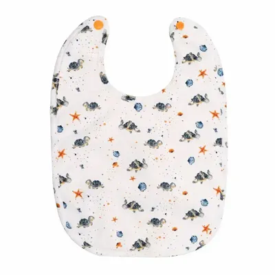 Kids accessories - Bib - Turtles and Seashells - POP ET SES FRÈRES